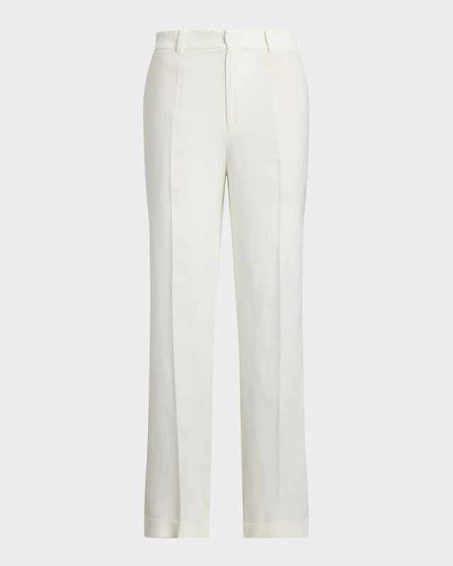 Linen Relaxed Straight Pants